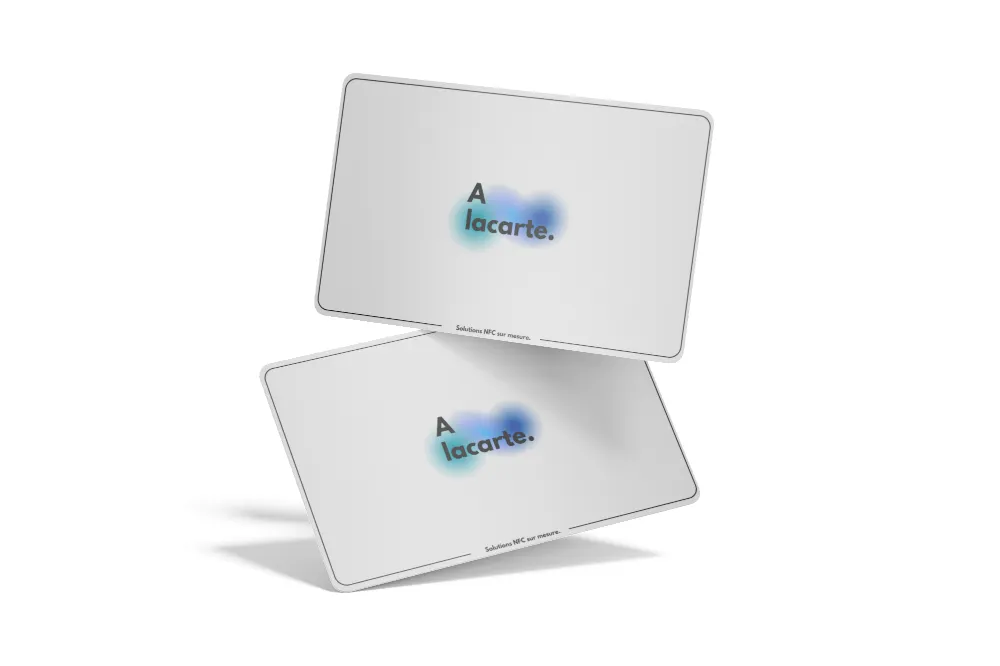 Carte NFC verso avec QR